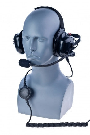Behind the head double muff Heavy Duty headset - Freeway Communications - Canada's Wireless Communications Specialists