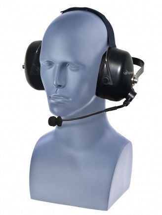 Behind the Head Double Muff Noise Attenuation Headset with Replaceable Cable (sold separately) - Freeway Communications - Canada's Wireless Communications Specialists